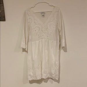 White peasant dress